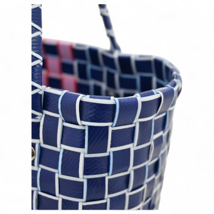 MARNI（マルニ） かごバッグ ピクニック ネイビー × ピンク Bランク