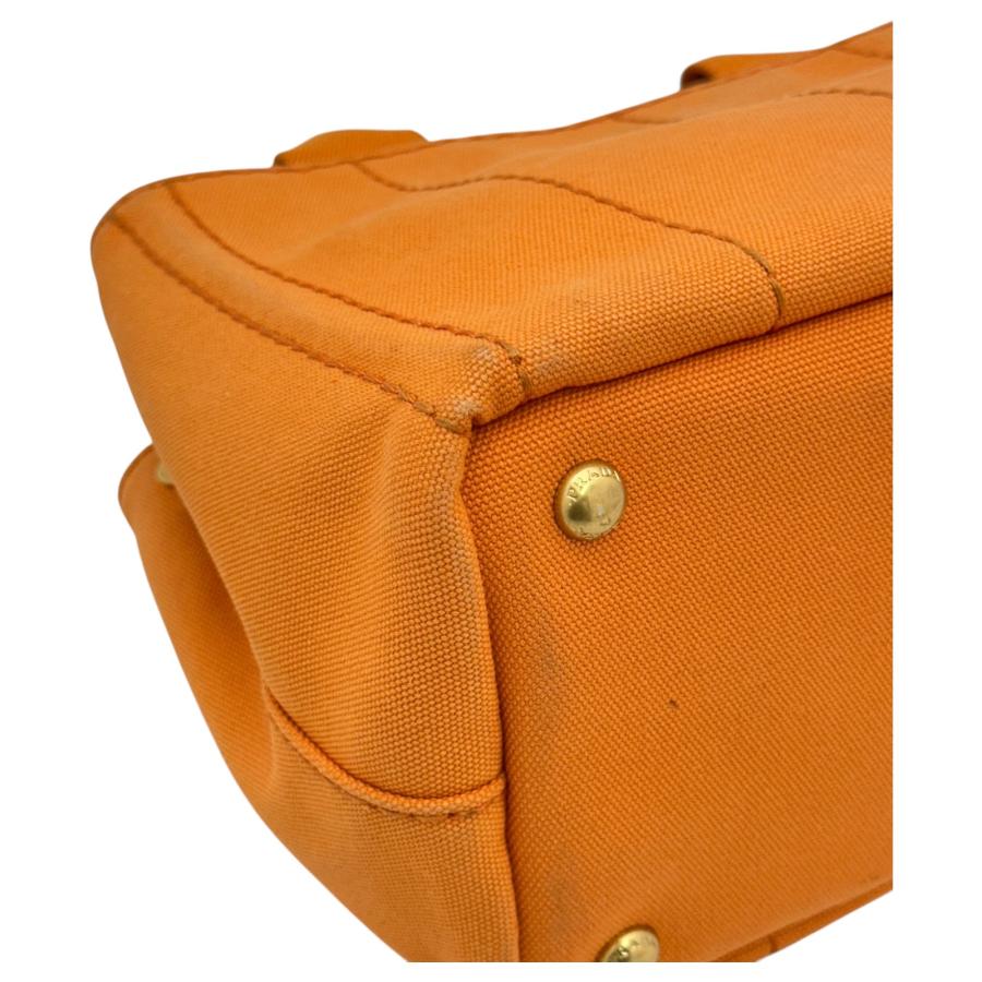 PRADA（プラダ） 【中古】プラダ カナパ ミニトートバッグ キャンバス