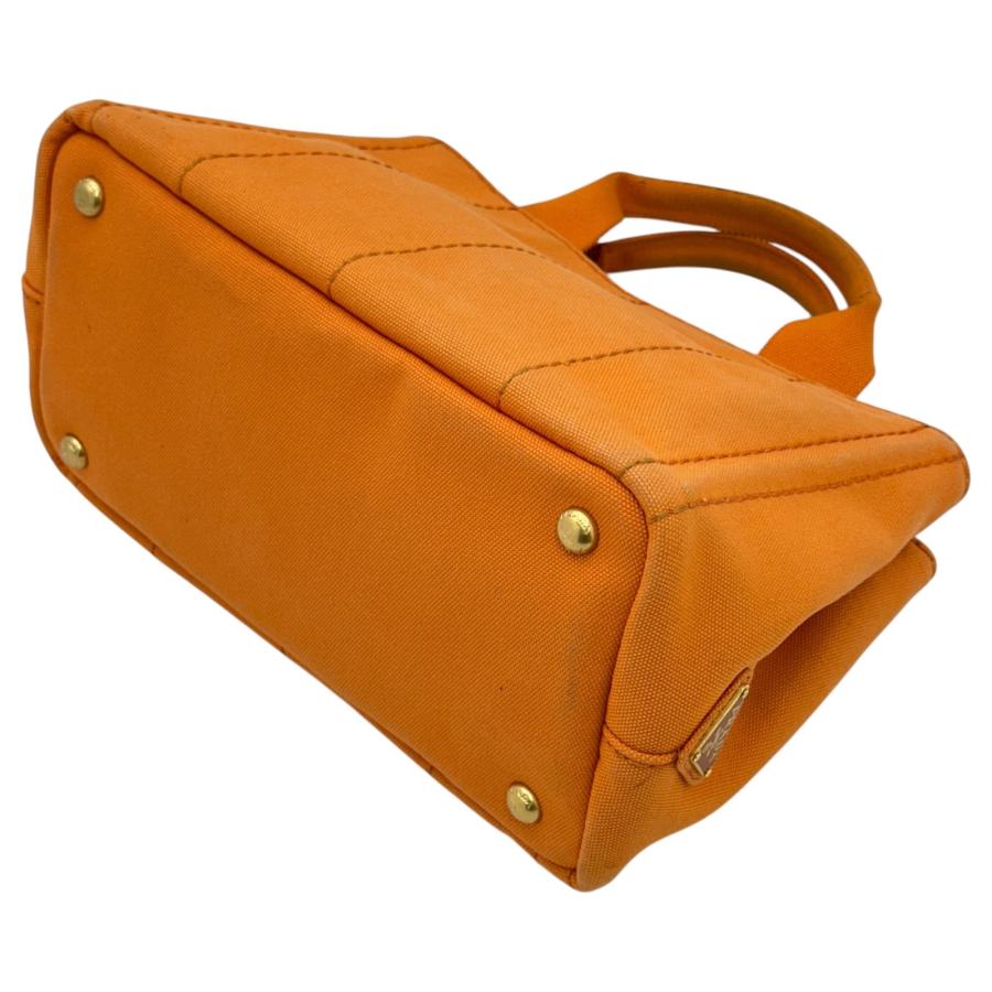 PRADA（プラダ） 【中古】プラダ カナパ ミニトートバッグ キャンバス