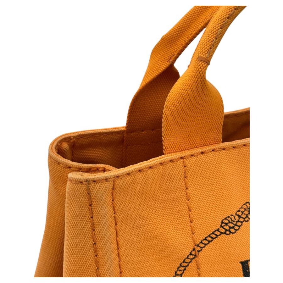 PRADA（プラダ） 【中古】プラダ カナパ ミニトートバッグ キャンバス