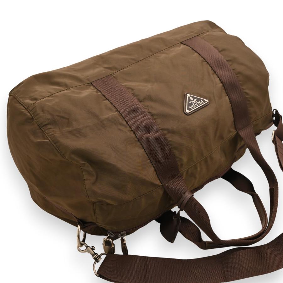 PRADA（プラダ） ボストンバッグ ナイロン 三角ロゴ Bランク pr5812cc