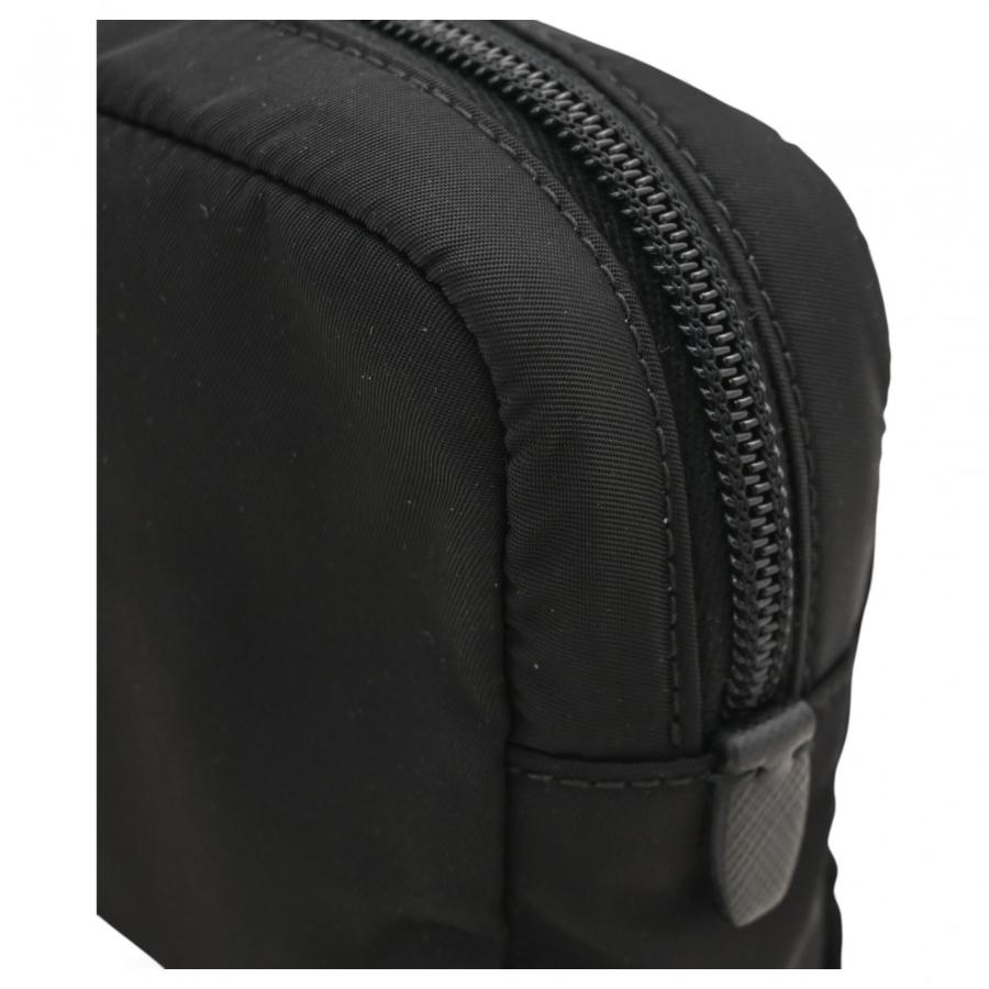 プラダ コスメポーチ ナイロン ブラック Aランク pr5827cd | PRADA | 05