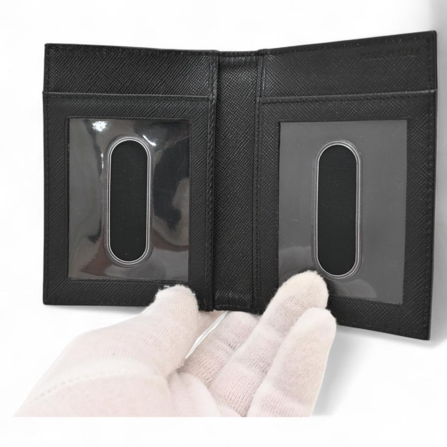 PRADA プラダ カードケース トライアングルプレート Aランク pr8809bf  