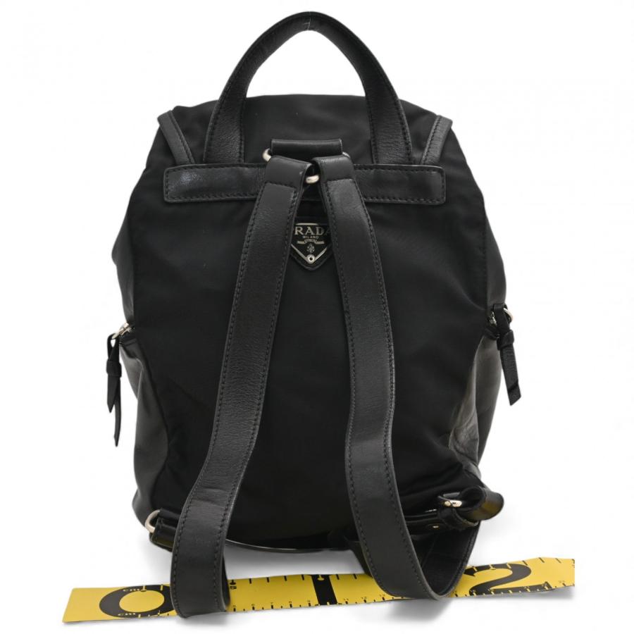 PRADA（プラダ） リュック バックパック ナイロン レザー ブラック B