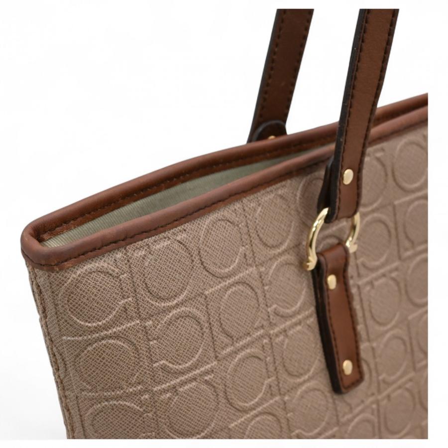 サルヴァトーレ フェラガモ ガンチーニ トートバッグ ブラウン サルヴァトーレフェラガモ ガンチーニ トートバッグ ブラウン Bランク