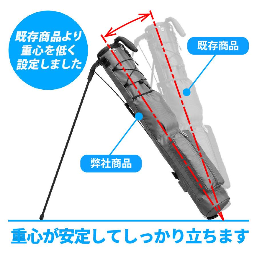 クラブケース セルフスタンド クラブケース スタンド ゴルフ クラブケース ゴルフケース ゴルフ スタンドバッグ スタンドクラブケース フード付き ベーシック｜first-penguin｜20