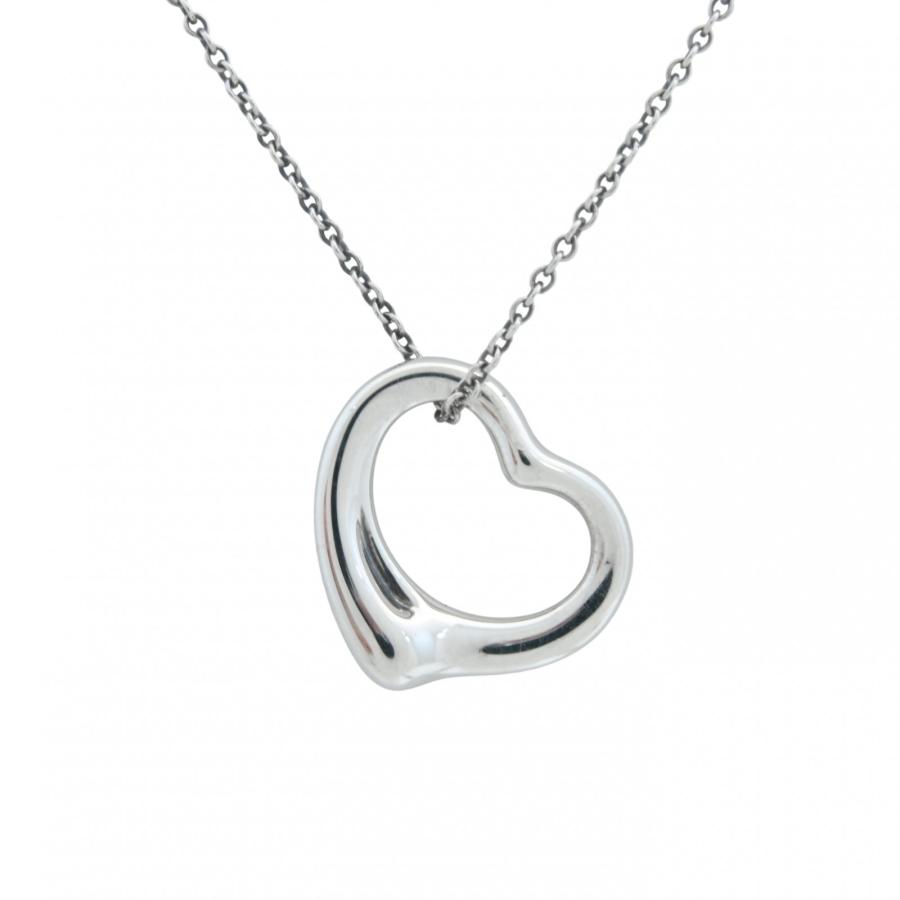もも様 ティファニー オープンハートシルバーネックレス TIFFANY&Co.（ティファニー） 【中古】ティファニー オープンハート