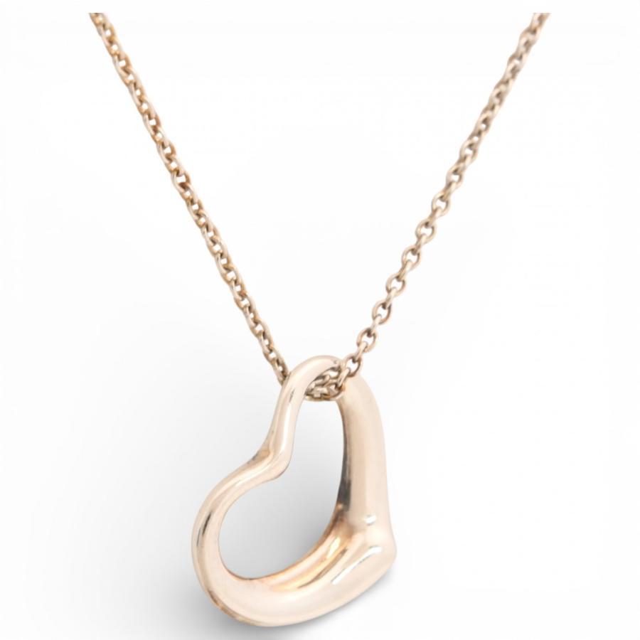 TIFFANY&Co.（ティファニー） オープン ハート ペンダント ネックレス