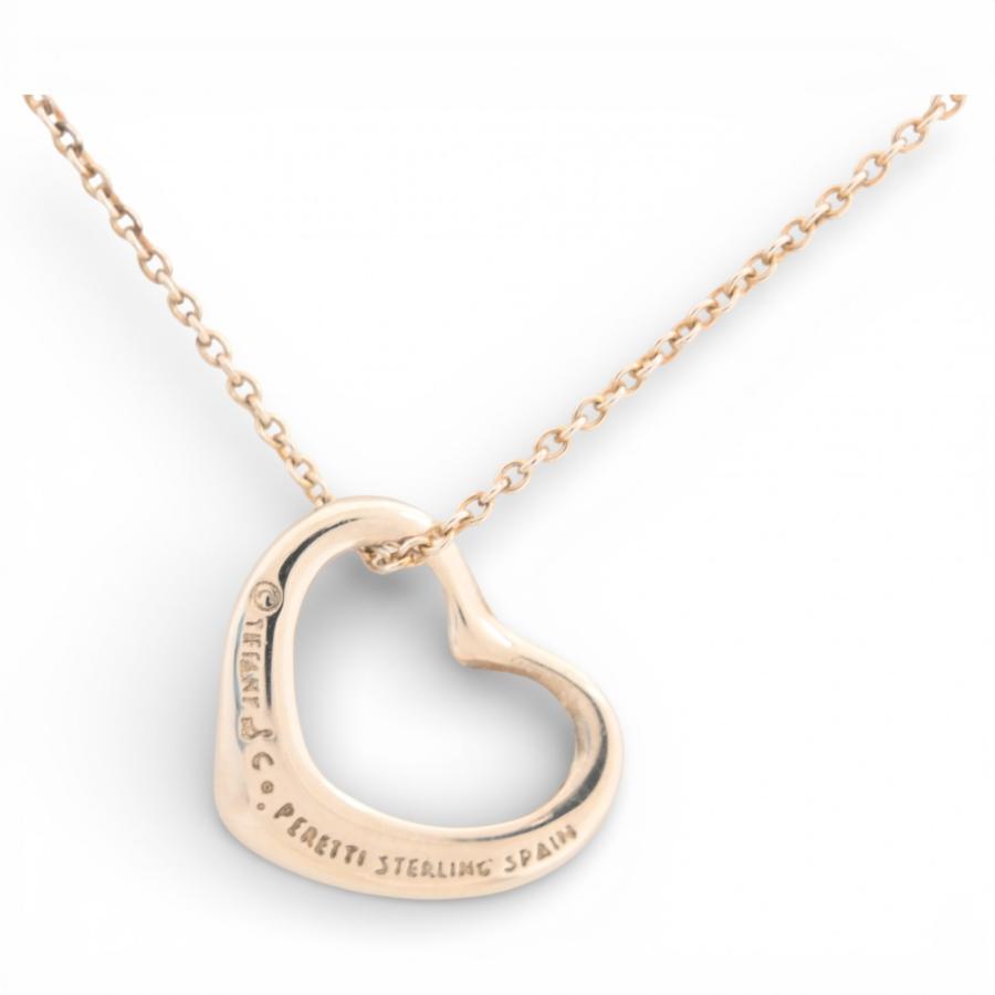 TIFFANY&Co.（ティファニー） オープン ハート ペンダント ネックレス