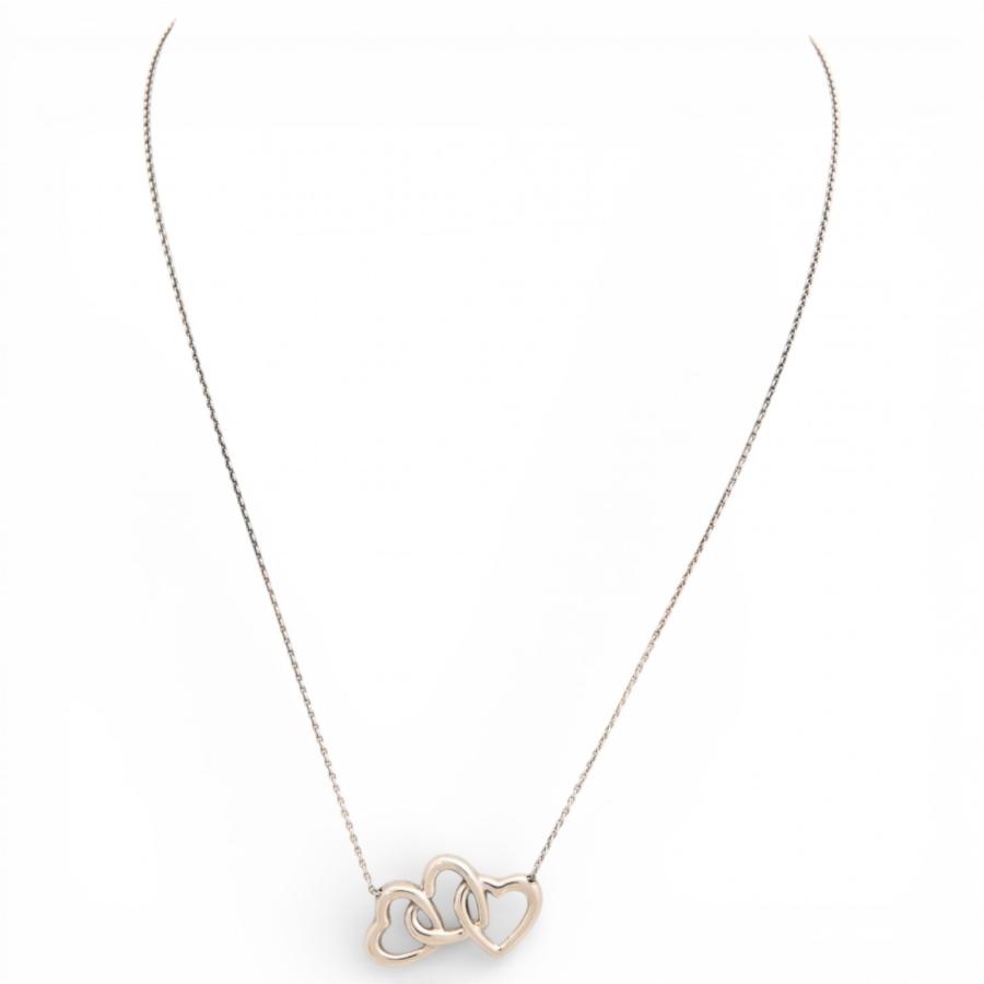 ティファニー トリプル オープン ハート　ネックレス TIFFANY&Co.（ティファニー） オープンハート トリプル 3連ハート