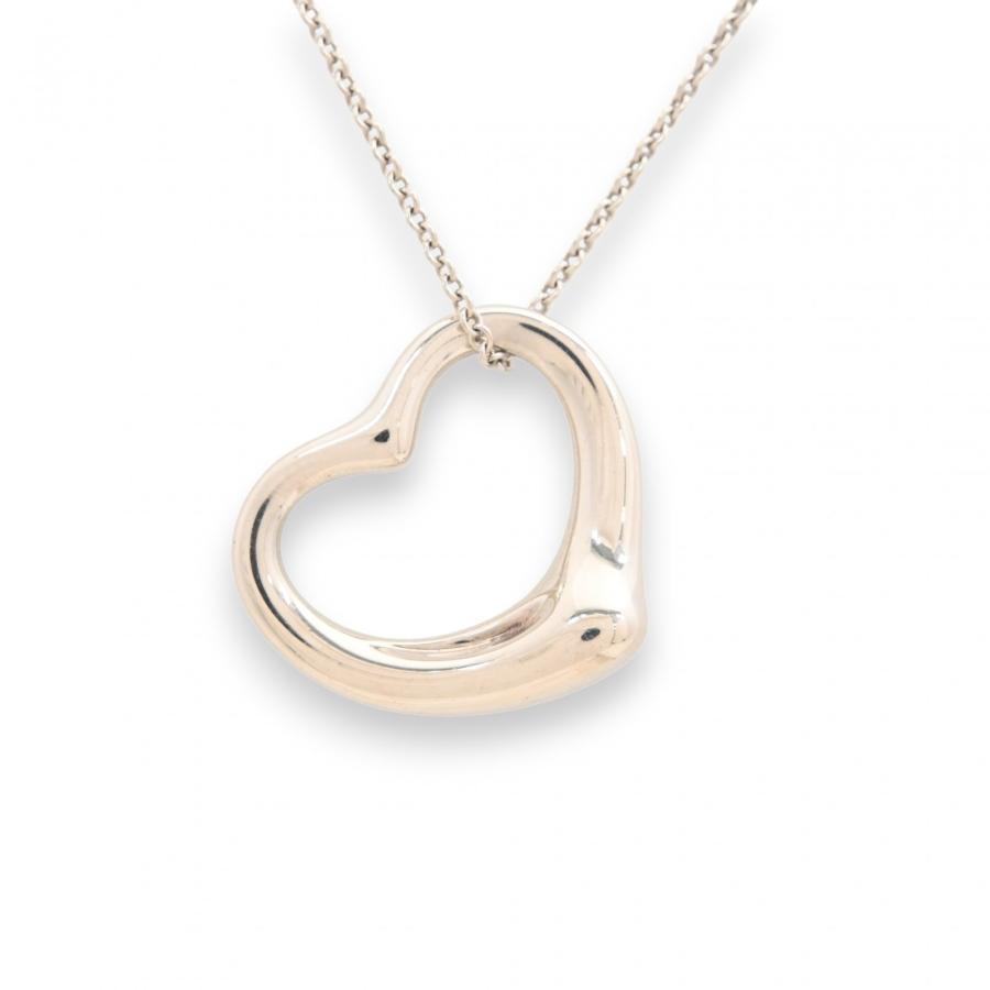 TIFFANY&Co.（ティファニー） オープンハート ネックレス シルバー B