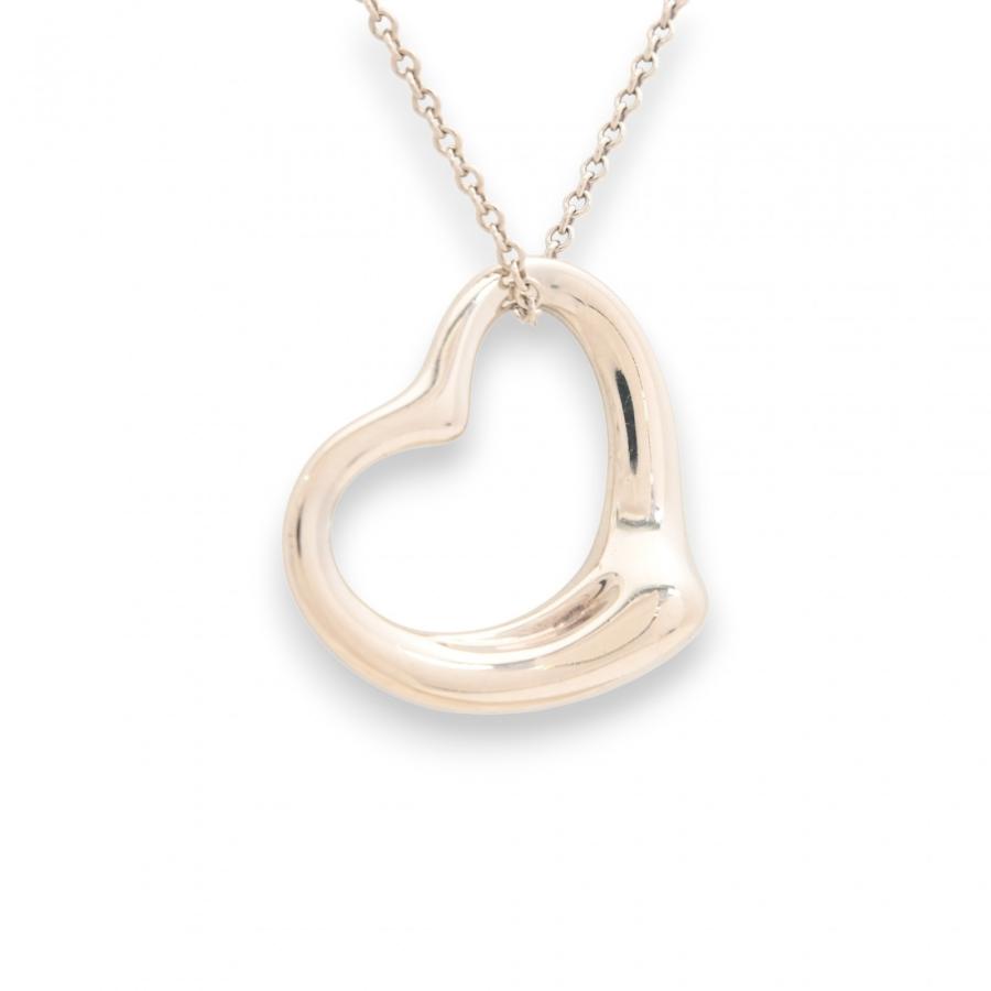 TIFFANY&Co.（ティファニー） オープンハート ネックレス シルバー B
