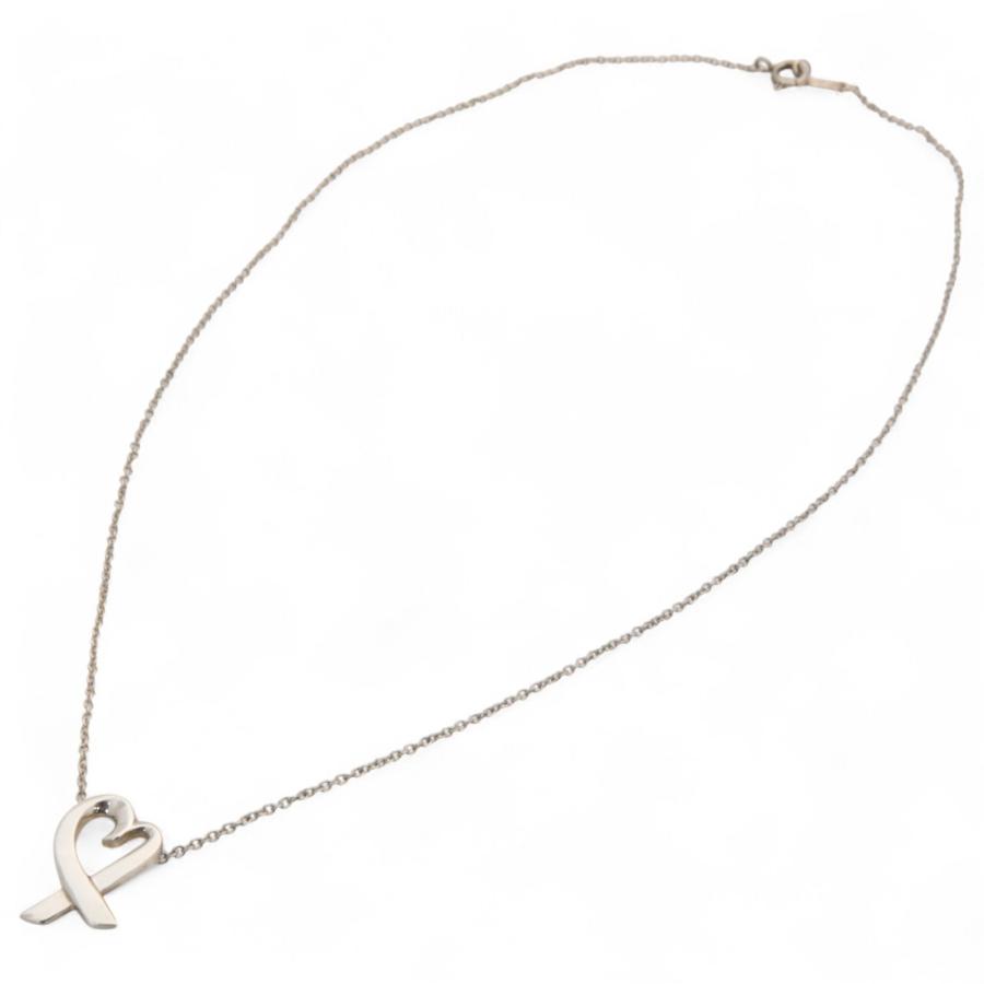 TIFFANY&Co. ティファニー ラビングハート ネックレス シルバー