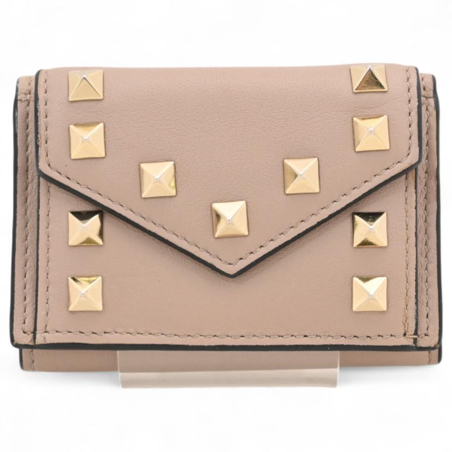 Valentino スタッズ付き三つ折り財布 Valentino スタッズ付き三つ折り財布