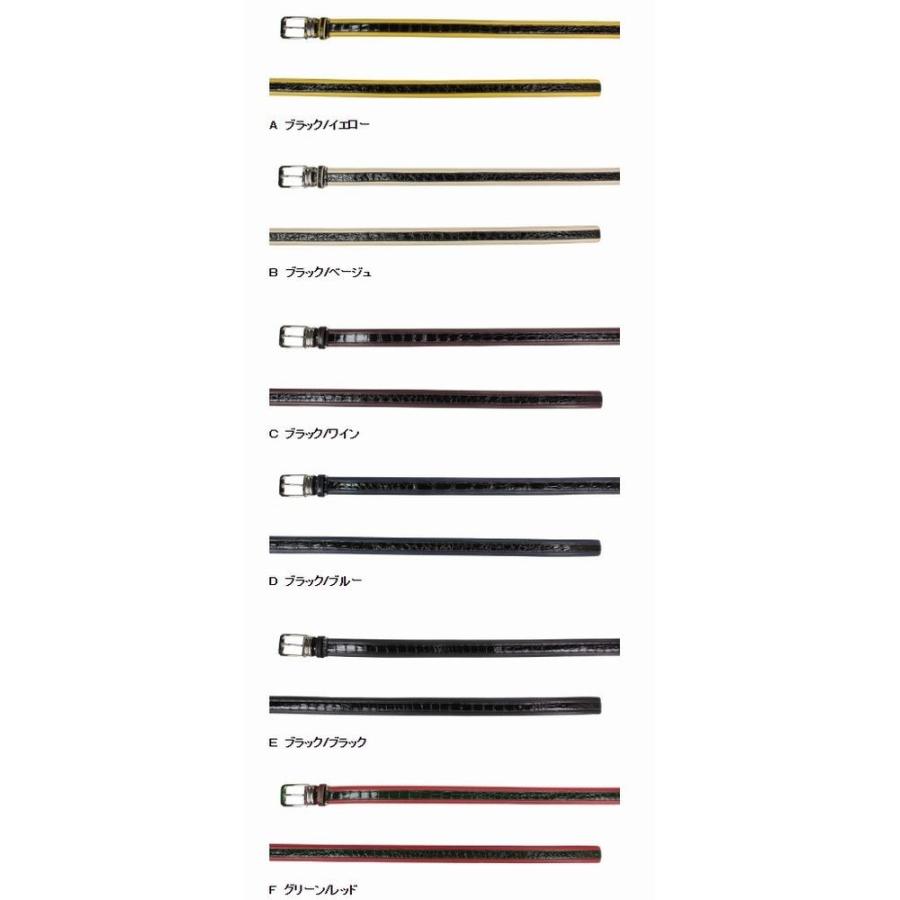 メンズ 本革 / クロコ ダイル コンビネーション ベルト 35ｍｍ 0219 日本 製 革 レザー 現品撮影 送料無料 |  | 01