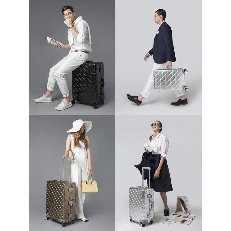 アウトレット アルミ スーツケース Mサイズ 中型 アルミボディ