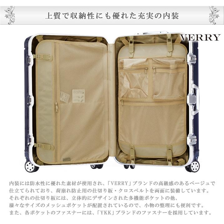 アウトレット スーツケース Mサイズ 中型 アルミフレーム