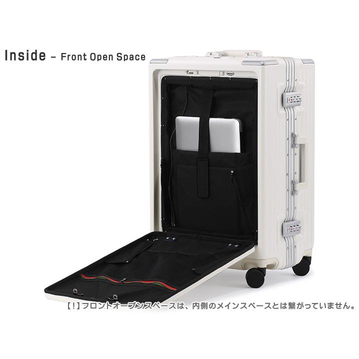 アウトレット スーツケース フロントオープン Sサイズ フレーム