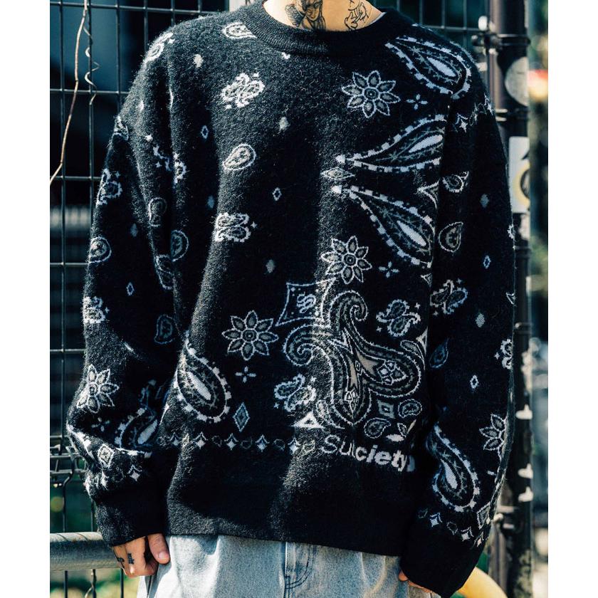Subciety（サブサエティ） ニット セーター BANDANNA KNIT 106-50925