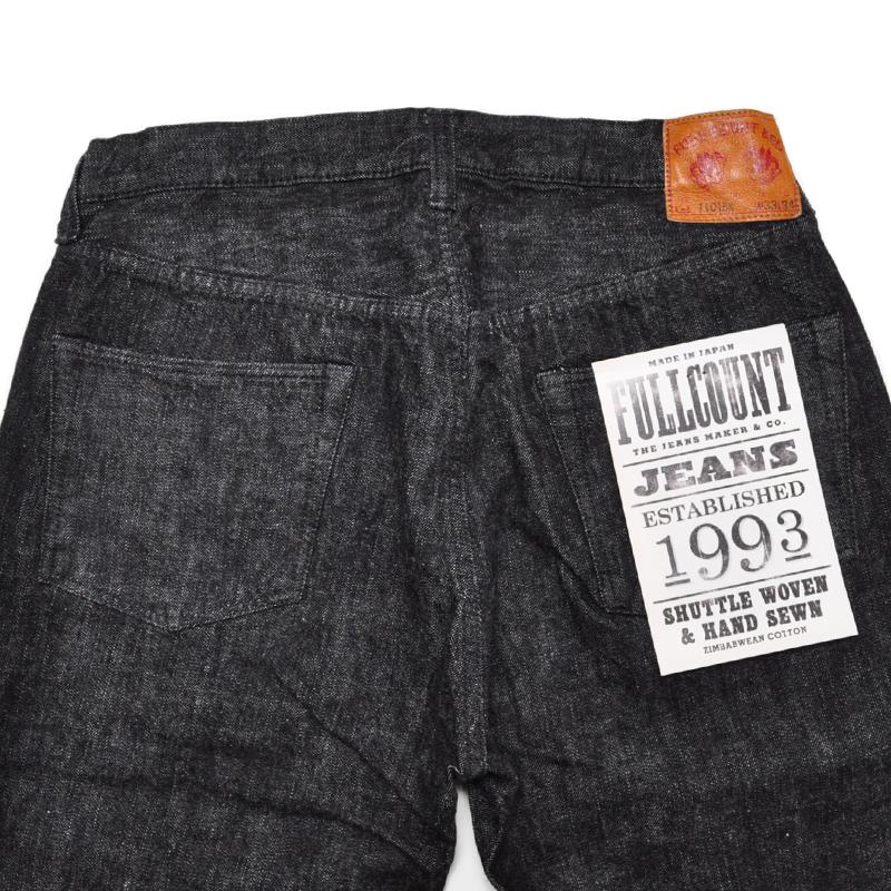 FULLCOUNT（フルカウント） デニム 1101BK Srtaight Black Selvedge