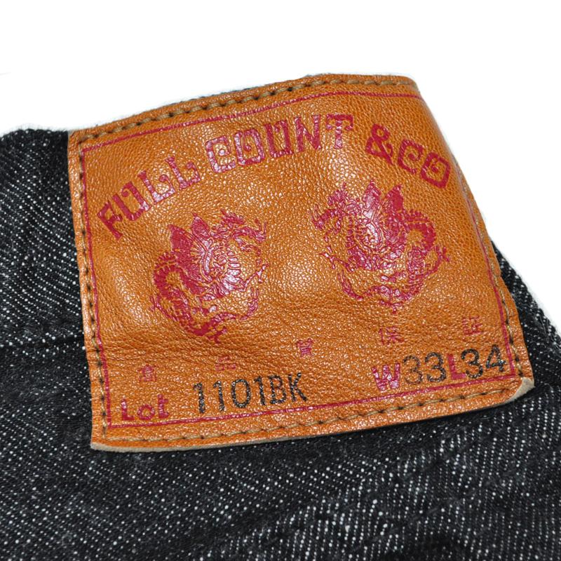 FULLCOUNT（フルカウント） デニム 1101BK Srtaight Black Selvedge