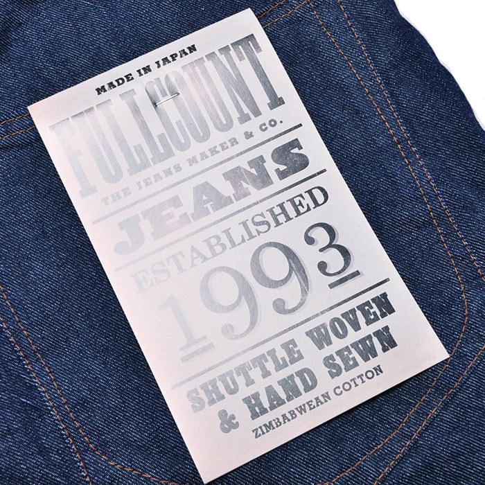 FULLCOUNT」Duke 3 Black Denim Super Wide Lot ＃1137BKHW 13.7oz 