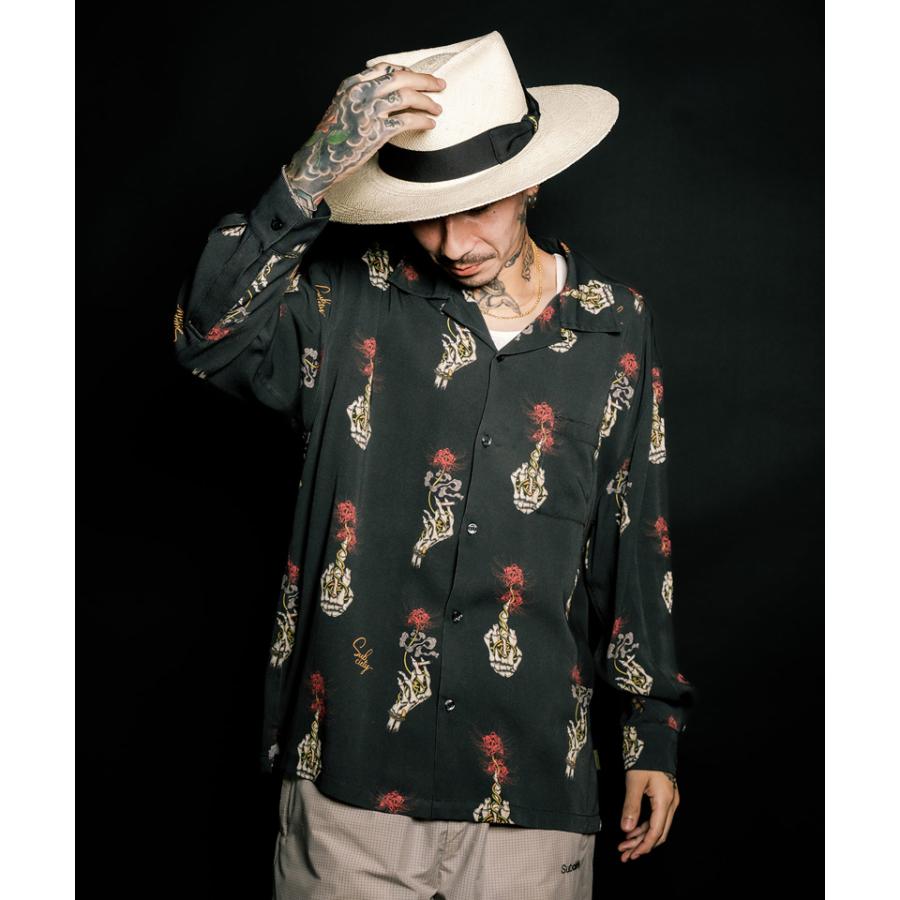 Subciety（サブサエティ） シャツ アロハシャツ Spider lily aloha