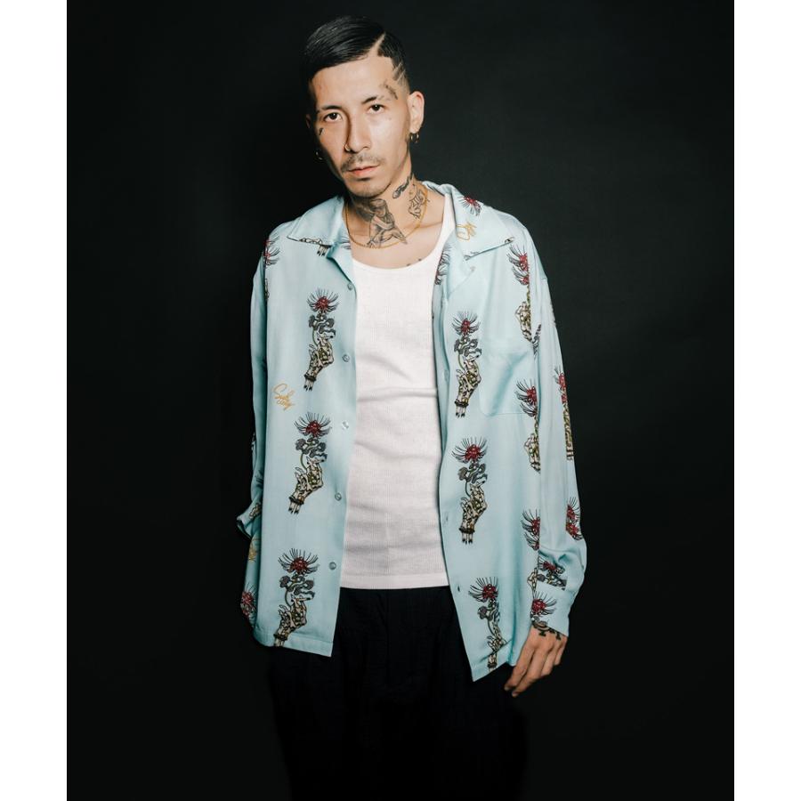Subciety（サブサエティ） シャツ アロハシャツ Spider lily aloha