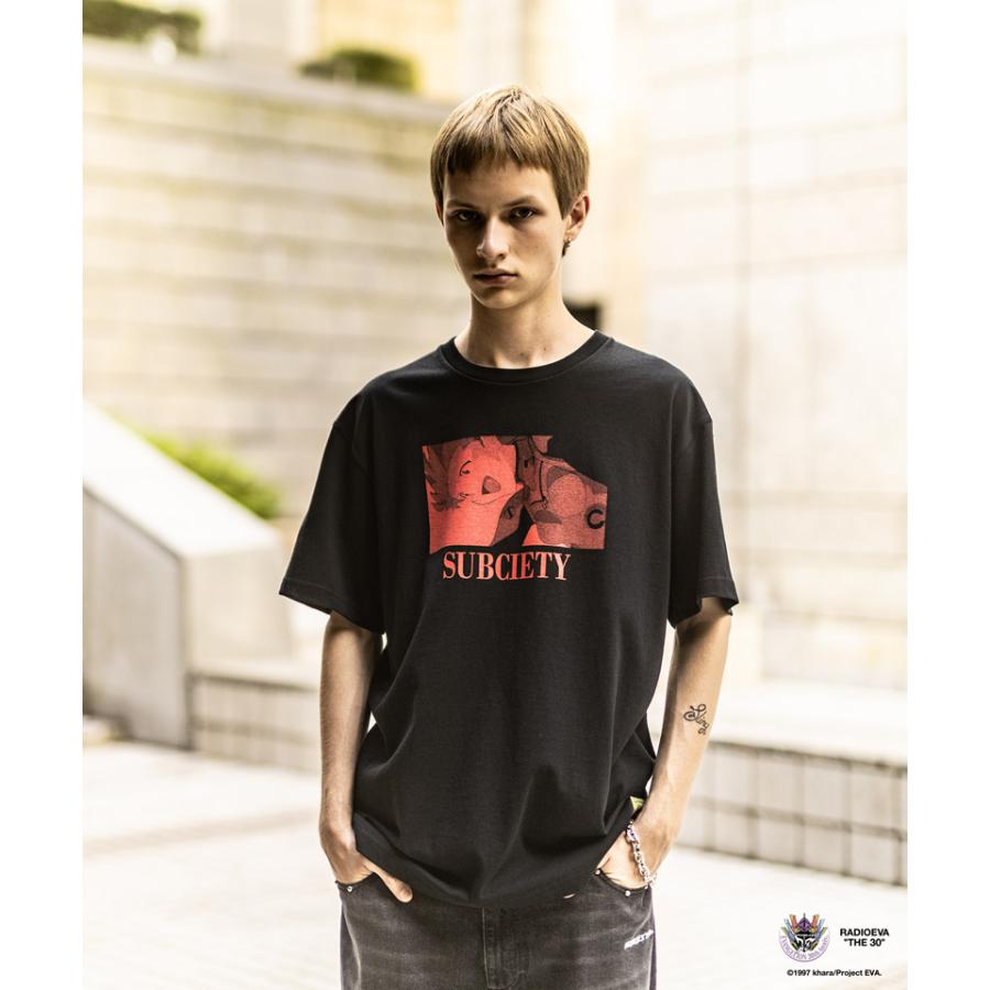 Subciety（サブサエティ） Tシャツ エヴァンゲリオン DISC11 (ASUKA