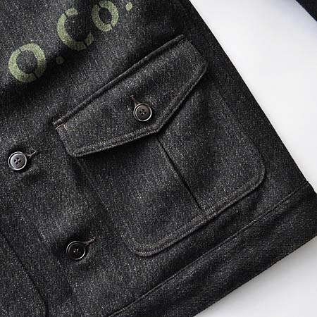 Pherrow's ワークジャケット 黒 40 アメカジ Pherrow's フェローズ PHERROW'S ジャケット コットンウール