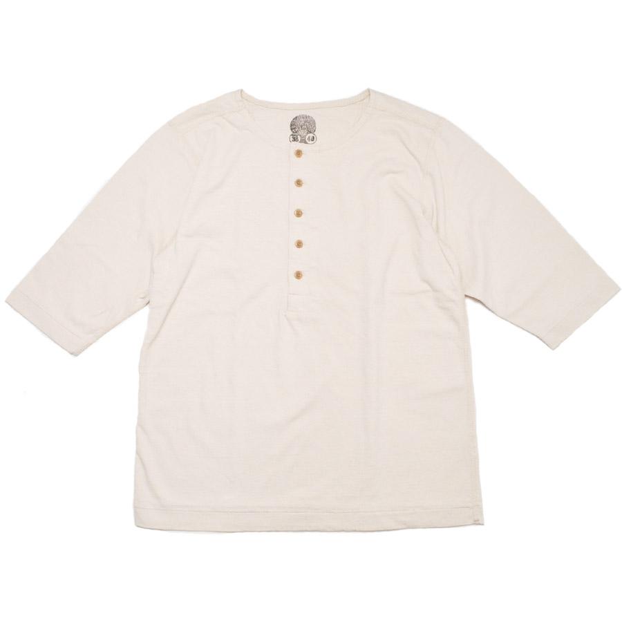 Two Moon（トゥームーン） Tシャツ 20277 Half sleeve henley neck tee