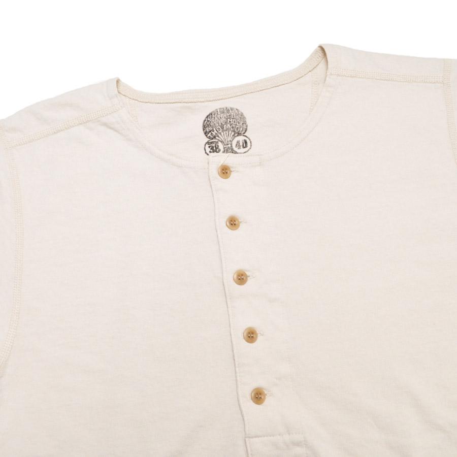 Two Moon（トゥームーン） Tシャツ 20277 Half sleeve henley neck tee
