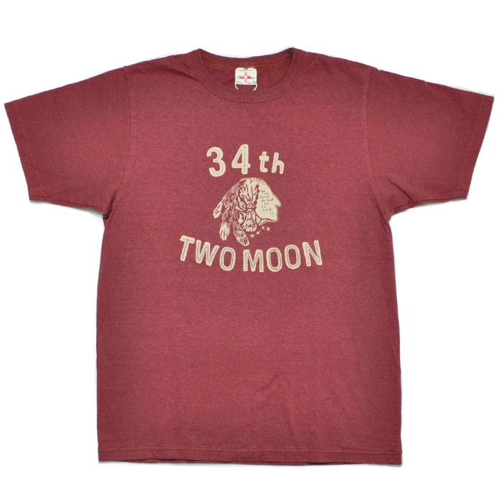 Two Moon（トゥームーン） Tシャツ 20321 34th print T-shirt 34th
