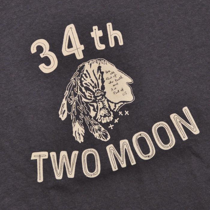 Two Moon（トゥームーン） Tシャツ 20321 34th print T-shirt 34th