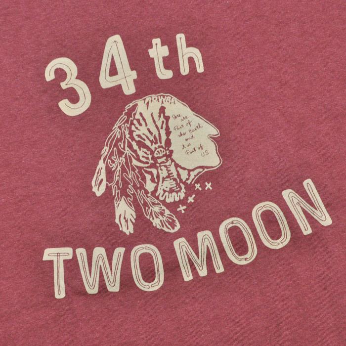 Two Moon（トゥームーン） Tシャツ 20321 34th print T-shirt 34th
