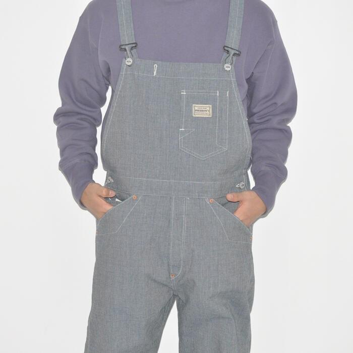 Pherrow's（フェローズ） オーバーオール デニム パンツ メンズ 20S