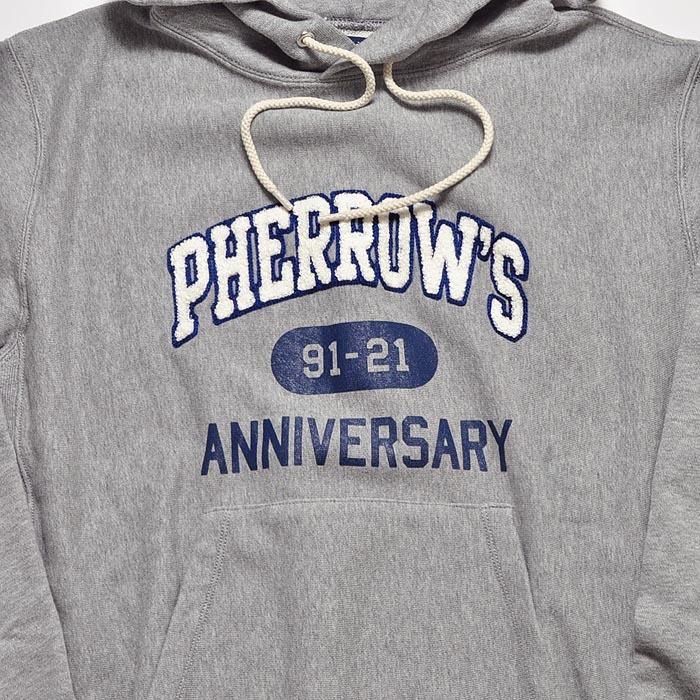 Pherrow's（フェローズ） 30周年 スウェット アニバーサリー プル