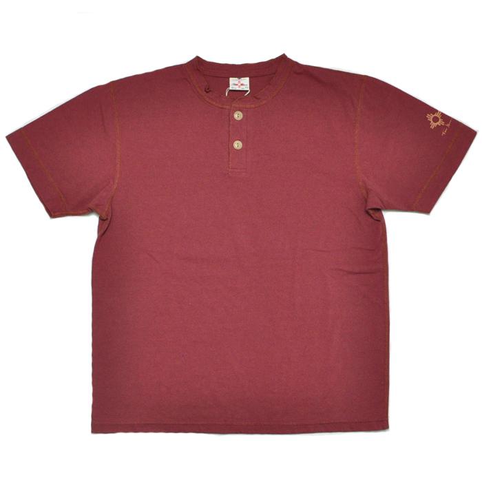 銀次郎　トゥームーン　半袖　44/46 Two Moon（トゥームーン） ヘンリーネック Tシャツ 24223 Henley neck