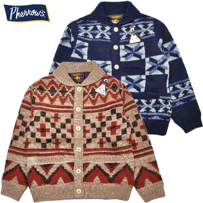 Pherrow's（フェローズ） カーディガン ニット 24W-PNS-CARDIGAN