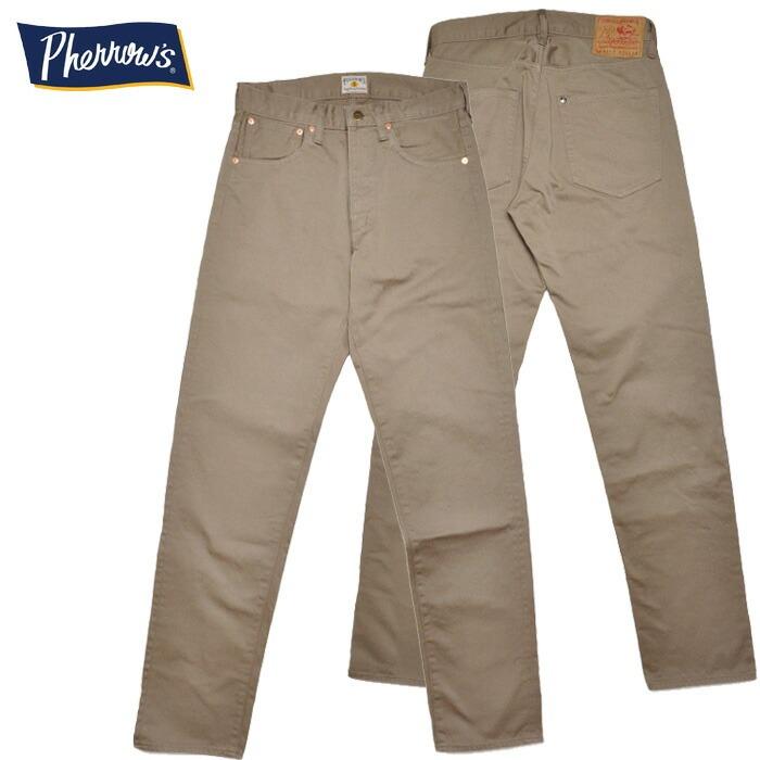 Pherrow's（フェローズ） パンツ 25S-428P コットンサテンパンツ