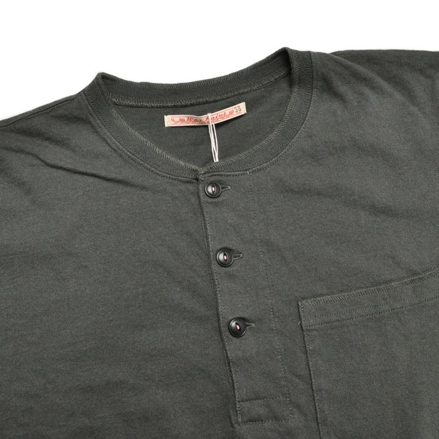 TWO MOON トゥームーン Tシャツ 26344 Henry neck Pocket T-shirt ヘンリーネック ポケット ポケT 半袖 メンズ | Two Moon | 06