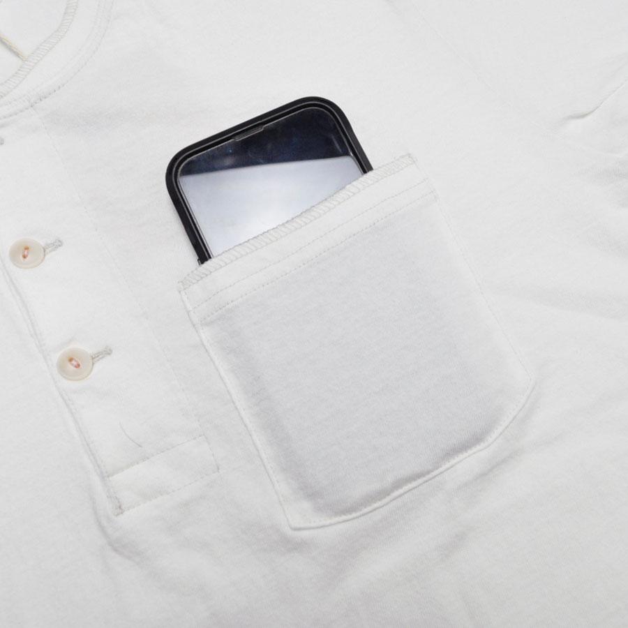 TWO MOON トゥームーン Tシャツ 26344 Henry neck Pocket T-shirt ヘンリーネック ポケット ポケT 半袖 メンズ | Two Moon | 09