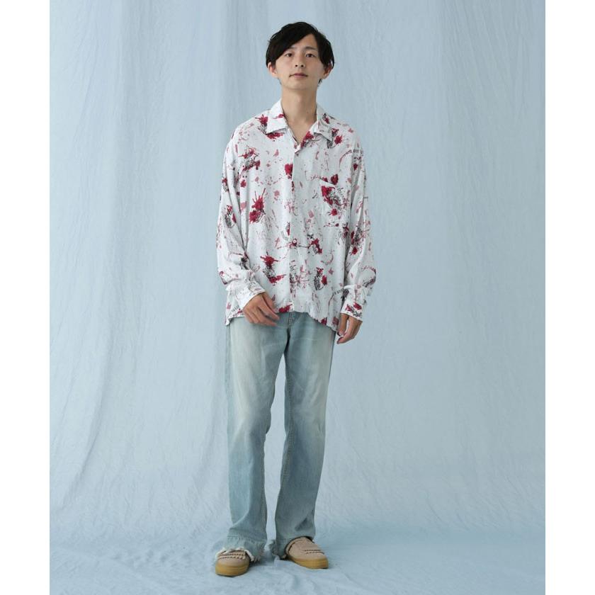 Iroquois（イロコイ） シャツ DEAD ROSE L/S SH 長袖シャツ 開襟