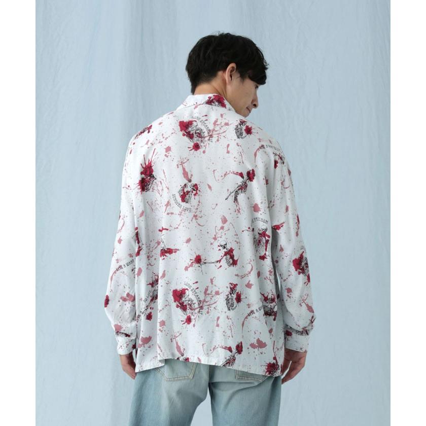 Iroquois（イロコイ） シャツ DEAD ROSE L/S SH 長袖シャツ 開襟