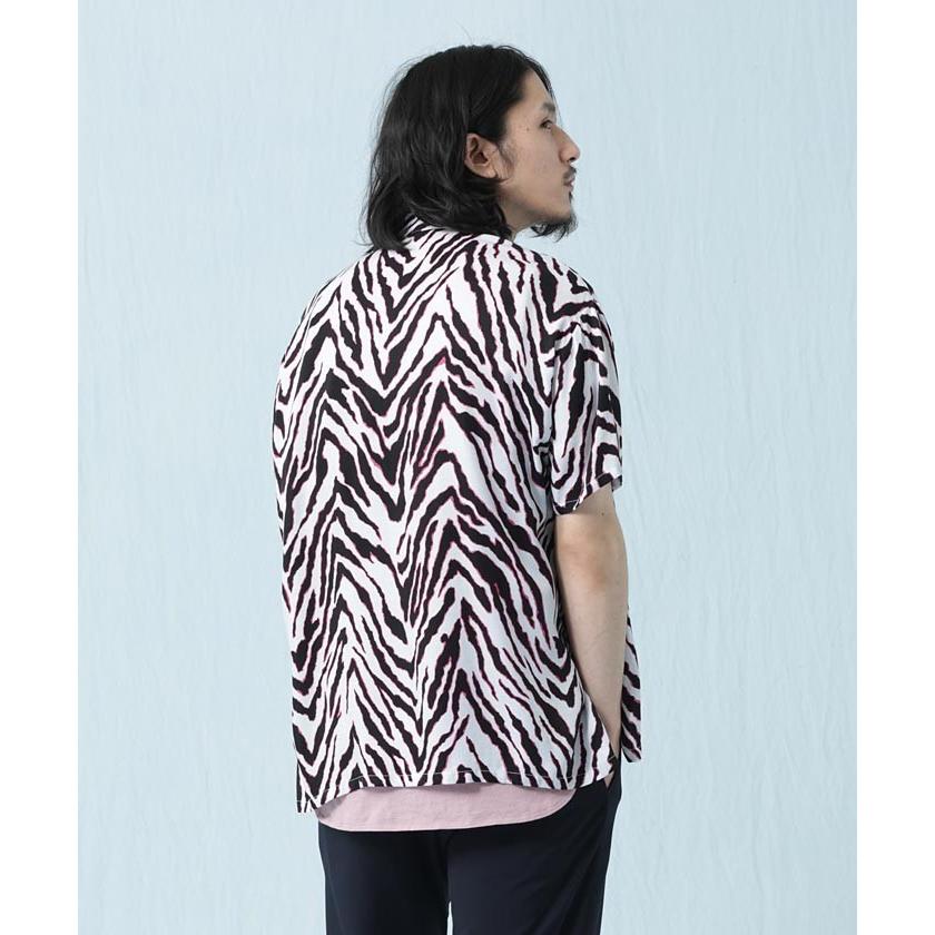 Iroquois（イロコイ） シャツ CRAZY ZEBRA SH 半袖シャツ 開襟