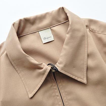Iroquois イロコイ シャツ 50Sツイル ZIP UP ジップシャツ Iroquois イロコイ シャツ 50Sツイル ZIP UP ジップシャツ