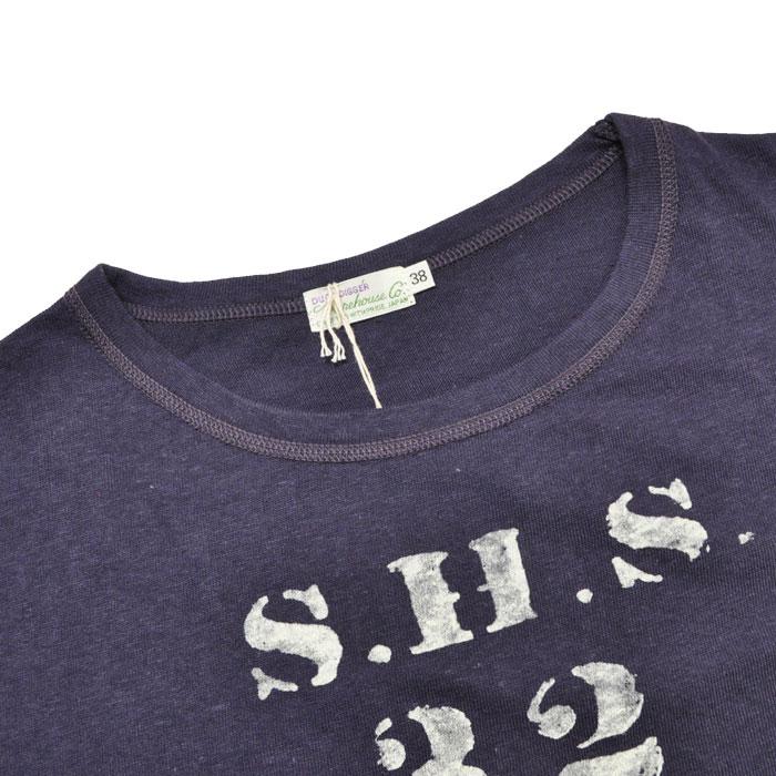 WAREHOUSE（ウエアハウス） Tシャツ Lot 4091 USN SKIVVY SHIRTS S.H.S 