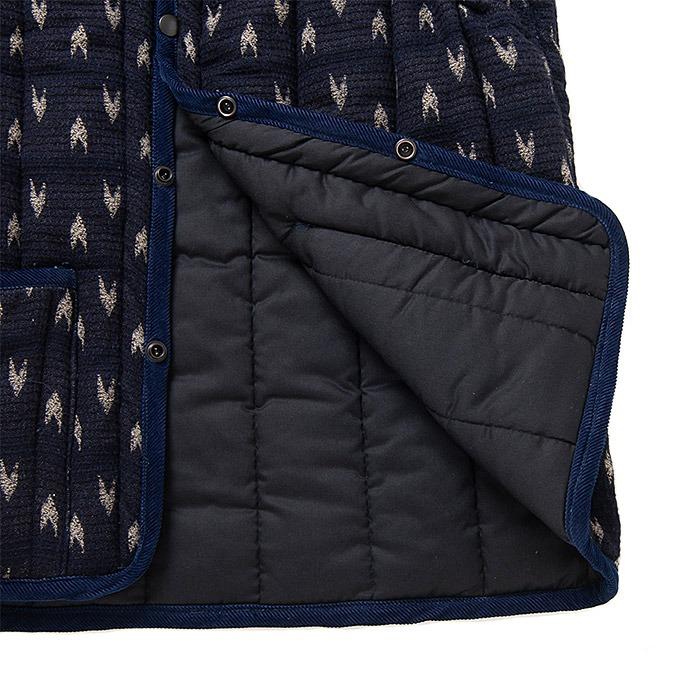 d*7様 STUDIO D'ARTISAN インディゴジャカード　中綿ジャケット d*7様 STUDIO D'ARTISAN インディゴジャカード 中綿ジャケット d*7様