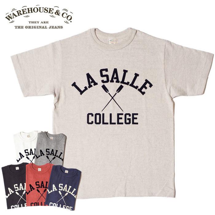 WAREHOUSE（ウエアハウス） Tシャツ Lot 4601 LA SALLE(OAR) 半袖 S-XL