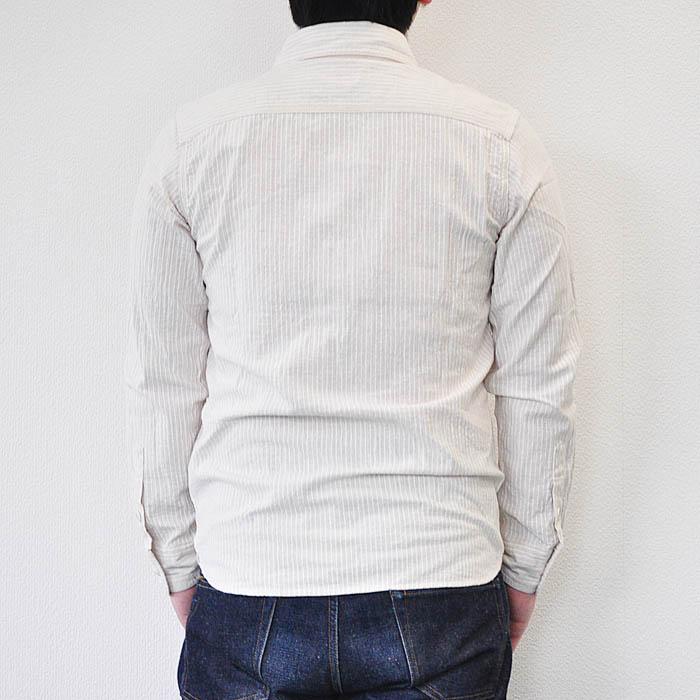 I*e様 UES インディゴストライプ 長袖ネルシャツ② 楽天市場】UES ウエス インディゴストライプ フランネル シャツ